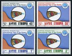 Ethiopia 1505-1508, MNH. International Year Of The Ocean IYO-1999. Fish. - Ethiopia