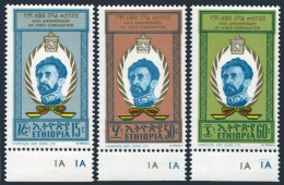 Ethiopia 569-571,MNH.Michel 653-655. Emperor Haile Selassie,Coronation,40,1970. - Etiopía