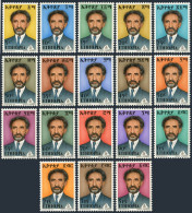 Ethiopia 672-689, MNH. Michel 755-772. Emperor Haile Selassie, 1973. - Ethiopië