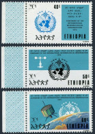 Ethiopia 661-663, MNH. Michel 747-749. Meteorological Cooperation-100, 1973. - Etiopía