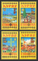 Ethiopia 716-719,MNH.Michel 802-805. Meskel Festival 1974.True Cross. - Äthiopien