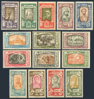 Ethiopia 120-134,MNH.Michel 64-78. 1919.Gazelle,Giraffe,Leopard,Rhinoceros,Lion, - Ethiopie