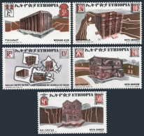 Ethiopia 553-557, MNH. Michel 637-641. Rock Churches Of Lalibela, 1970. - Ethiopia