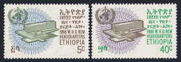 Ethiopia 468-469, MNH. Michel 547-548. New WHO Headquarters, Geneva, 1966. - Etiopía