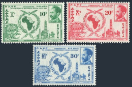 Ethiopia C57-C59,hinged.Mi 366-368. Independent African States,Conference 1958. - Ethiopië