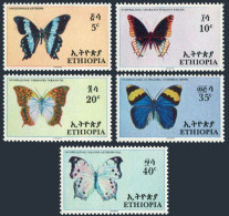 Ethiopia 476-480, MNH. Michel 555-559. Butterflies 1967. - Ethiopia