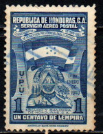 HONDURAS - 1949 - BANDIERA E STEMMA DELL'HONDURAS - USATO - Honduras