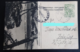 Lot #1 1958 YUGOSLAVIA, CROATIA , BIOGRAD NA MORU TO NOVI SAD, USED, ILLUSTRATED STATIONERY CARD - Enteros Postales