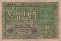 50 MARK 1919 Stadt BERLIN DEUTSCHLAND Papiergeld Banknote #PL260 - [11] Local Banknote Issues