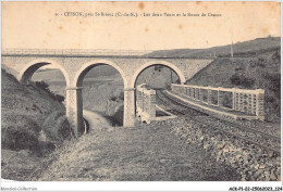 ACKP1-22-0063 - Cesson - Près SAINT-BRIEUC - Les Deux Ponts Et La Route De Cesson  - Saint-Brieuc