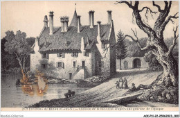 ACKP11-22-0904 - Environs De DINAN - Château De La Bellière D'après Une Gravure De L'époque  - Dinan