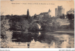 ABJP2-37-0146 - Ciron - Donjon - Chateau Et Moulin De Romefort Sur La Creuse - Autres & Non Classés
