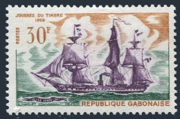 Gabon 234, Hinged. Michel 315. Sailing Ship La Junon, 1968. - Gabon (1960-...)