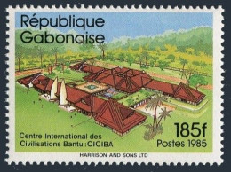Gabon 594,MNH.Michel 948. Center Of The Bantu Civilizations,1985. - Gabun (1960-...)