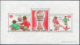 Gabon C212a Sheet, MNH. Michel Bl.35. World Soccer Cup Argentina-1978. Winners. - Gabun (1960-...)