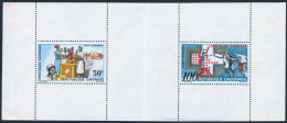 Gabon C68-C69a Sheet,lightly Hinged.Michel 306-307. Support For Red Cross 1968. - Gabon (1960-...)