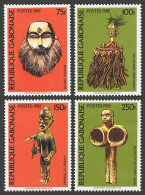 Gabon 522-525, MNH. Mi 841-844. Art 1982. Masks: Okouyi, Ondoumbo. Statuettes. - Gabon