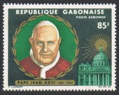 Gabon C40,MNH.Michel 234. In Memory Of Pope John XXIII, 1965.St Peter Cathedral. - Gabon (1960-...)
