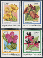Gabon 601-604,MNH.Michel 962-965. Flowering Plants 1986. - Gabon