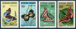 Gabon 272-275,MNH.Michel 434-437. Butterflies-1971:Charaxes Smaragdalis,Euxanthe - Gabon