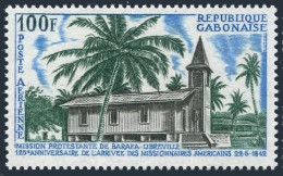 Gabon C59,MNH.Michel 287. American Protestant Missionaries In Baraka-Libreville. - Gabón (1960-...)