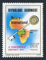 Gabon 596,MNH.Michel 953. Rotary International,District 915,1986. - Gabun (1960-...)
