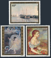 Gabon C146-C148, MNH. Michel 530-532. Paintings 1974. Degas, Monet, Renoir. - Gabun (1960-...)