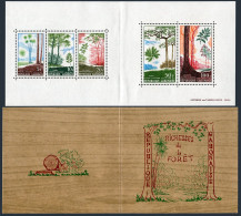 Gabon 223-C62a Booklet,MNH.Michel Bl.8. Trees 1967. - Gabón (1960-...)