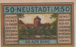 50 PFENNIG 1921 NEU IN MECKLENBURG Mecklenburg-Schwerin DEUTSCHLAND #PF647 - [11] Local Banknote Issues