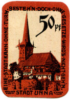 50 PFENNIG 1920 Stadt UNNA Westphalia DEUTSCHLAND Notgeld Papiergeld Banknote #PL527 - [11] Local Banknote Issues