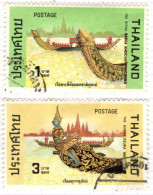 T+ Thailand 1975 Mi 784 787 Barkassen - Thaïlande