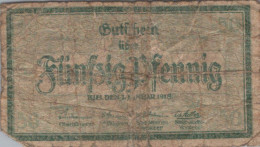 50 PFENNIG 1918 Stadt KIEL Schleswig-Holstein DEUTSCHLAND Notgeld #PG450 - [11] Local Banknote Issues