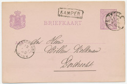 Trein Haltestempel Kampen 1885 - Cartas & Documentos