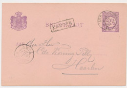 Trein Haltestempel Kampen 1881 - Lettres & Documents