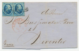 Em. 1864 Amsterdam - Deventer - Briefe U. Dokumente