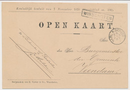 Trein Haltestempel Winschoten 1887 - Storia Postale
