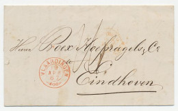 Takjestempel Vlaardingen 1867 - Storia Postale