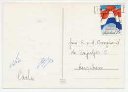 Em. Nederlandse Vlag 1972 - Nieuwjaarsstempel Deventer - Non Classés