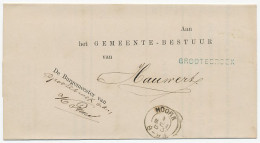 Naamstempel Grootebroek 1883 - Cartas & Documentos
