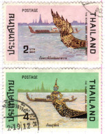 T+ Thailand 1975 Mi 785 788 Barkassen - Thaïlande