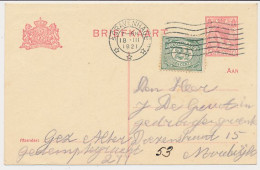 Briefkaart G. 103 I / Bijfrankering Den Haag - Noordwijk 1921 - Postal Stationery
