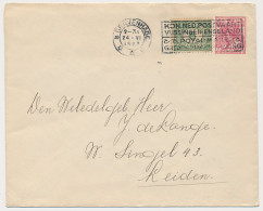 Envelop G. 20 / Bijfrankering S Gravenhage - Leiden 1923 - Entiers Postaux
