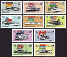 Gambia 1253-1262, MNH. Michel 1365-1374. Riverboat, Waterway, 1992. - Gambia (1965-...)
