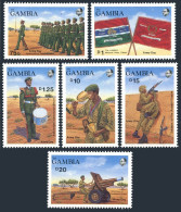 Gambia 808-813, MNH. Michel . Army Day, 1989. - Gambia (1965-...)