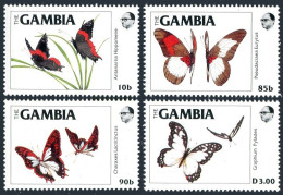 Gambia 533-536, MNH. Michel . Butterflies 1984. - Gambie (1965-...)