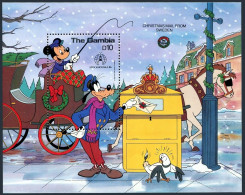 Gambia 649, MNH. Michel . Walt Disney Characters, Stocholmia-1985. - Gambie (1965-...)