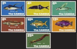 Gambia 253-259, MNH. Michel 248-254. Fish 1971. - Gambia (1965-...)