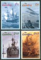 Gambia 2536-2539, MNH. British Royal Navy, 2001. St Andrew, Fleet Maneuvers, - Gambia (1965-...)