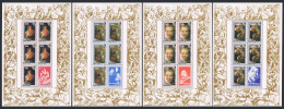 Gambia 371-374 Sheets, MNH. Mi 362-365 Klb. Peter Paul Rubens, 400th Birth Ann. - Gambia (1965-...)
