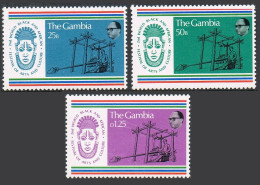 Gambia 348-350, 350a Sheet, MNH. World Black And African Festival,1977. Weaver.  - Gambia (1965-...)